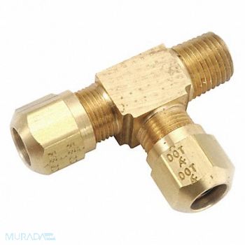 ANDERSON METALS Male Run Tee Compression Brass, 32WG60