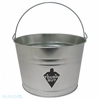 GRAINGER APPROVED Bucket 4 1/4 gal Silver, 32XE83