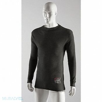 CHICAGO PROTECTIVE APPAREL FR Base Layer Crewneck Shirt 2XL Gray, 32XV01