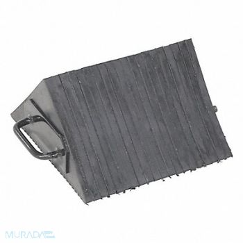 VESTIL Laminated Rubber Wheel Chock With Grips, 32Y059