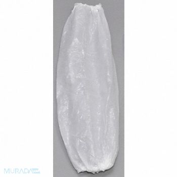 ACTION CHEMICAL Disposable Sleeves 18in.L White PK2000, 32ZK80