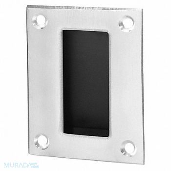 ROCKWOOD Flush Door Pull 4in. W x 5in. L, 32ZT76