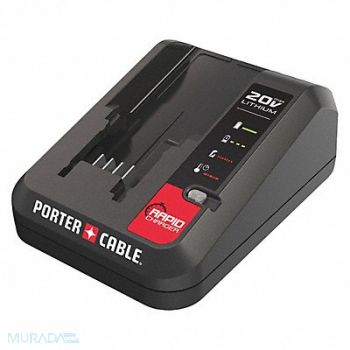 PORTER CABLE Battery Charger Li-Ion 1 Port, 32ZU55