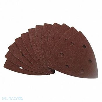 EAZYPOWER Emery Cloth Sanding Pad 80 Grit PK12, 32ZV02