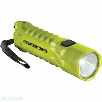 PELICAN Handheld Flashlight ABS Yellow 160lm, 20LN67