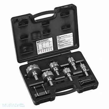 KLEIN TOOLS Master Electricians Hole Cutter Kit 8pcs, 335D36