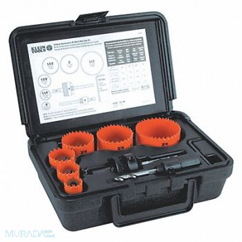 KLEIN TOOLS Bi-Metal Hole Saw Kit 8 Piece, 335Y69
