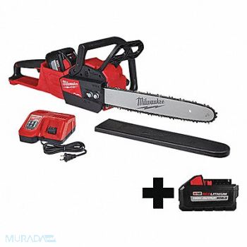 MILWAUKEE Cordless Chain Saw Kit Bar 16 L 18V, 338AR8