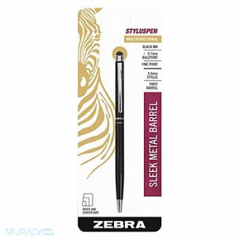 ZEBRA Ballpoint Pens 0.7mm Tip Metal Barrel, 338M56