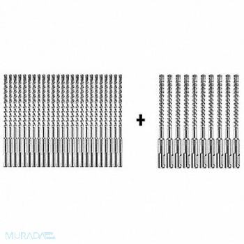BOSCH Hammer Drill Bit SDS Plus 5/16 x4 PK25, 339YU0