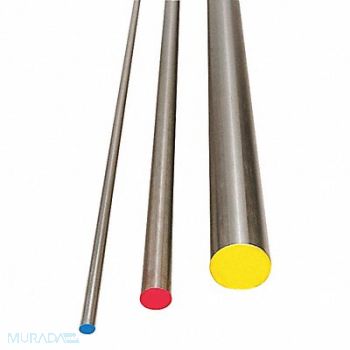 GRAINGER APPROVED Tool Steel Rod 36 in L 0.358 in Dia., 33E870