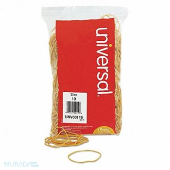 UNIVERSAL Rubber Band 3-1/2 In Sz19 Beige PK1240, 33F198