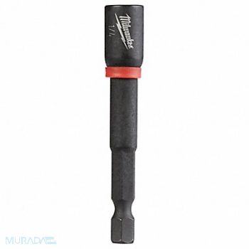 MILWAUKEE Nutsetter 1/4 Steel Impact Rated PK10, 33GN22