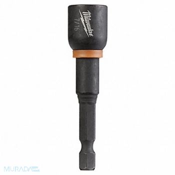 MILWAUKEE Nutsetter 7/16 Steel Impact Rated PK10, 33GN25