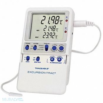 TRACEABLE Digital Therm Excursion-Trac Datalog, 33HP66