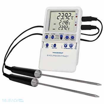 TRACEABLE Digital Therm Excursion-Trac Datalog, 33HP70