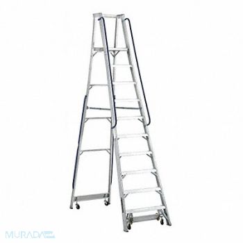 LOUISVILLE Platform Stepladder 9 ft.6 Aluminum IA, 33J645