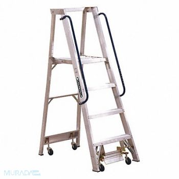 LOUISVILLE Platform Stepladder 3 ft 10 Alum IA, 33J646