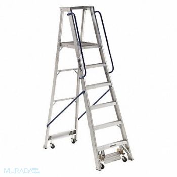 LOUISVILLE Platform Stepladder 5 ft 8 Alum IA, 33J695