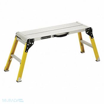 LOUISVILLE Fold-Up Work Platform Fiberglass 21 H, 33J771