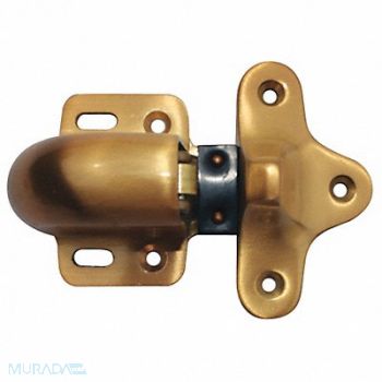 GRAINGER APPROVED Automatic Door Holder/Stop Satin Bronze, 33J789