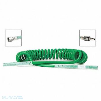 MAXTEC Single Coil Hose O2 Schrader Wall Conn, 33JV05