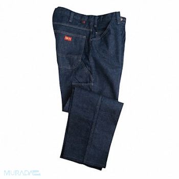 DICKIES FR Pants Denim 5 Pkt Fits 32in Inseam 30in, 33JV66