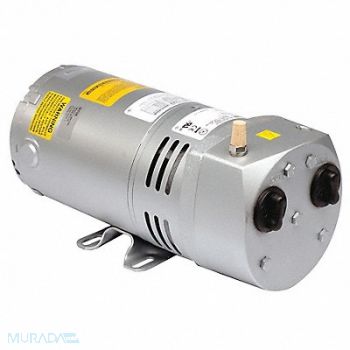 GAST Vacuum Pump 1/4 hp 4.5 cfm 26 in Hg, 33K861