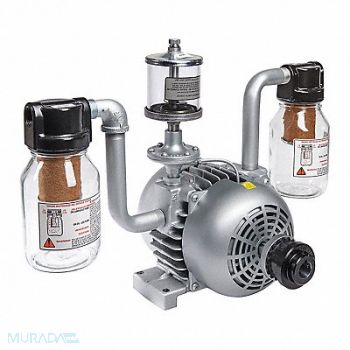 GAST Vacuum Pump 1 hp 17 cfm 15 psi 725 RPM, 33K878