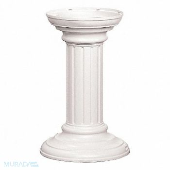 SALSBURY INDUSTRIES Cluster Box Unit Pedestal White 17-3/4in, 33KW59