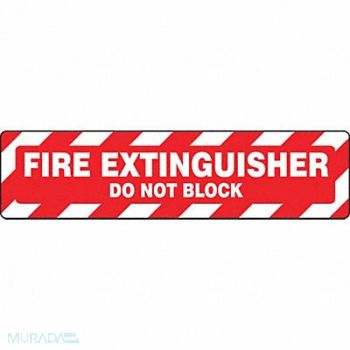 ACCUFORM Floor Sign Fire 6X24, 772M42