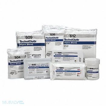ITW TEXWIPE Technicloth Wipes 9 x 9 PK300, 33MJ40