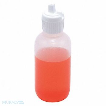 DYNALON Dropper Bottle 60mL Plastic Narrow PK12, 33N195