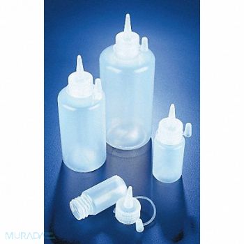 AZLON Dispensing Bottle 60mL Narrow PK10, 33N196
