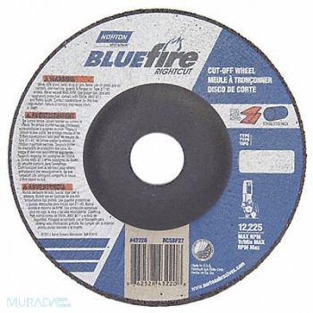 NORTON Cut-Off Wheel 5 D .045 T 7/8, 33N320