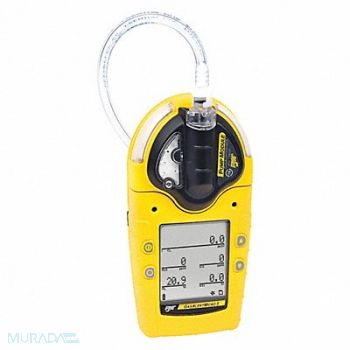 BW TECHNOLOGIES Multi-Gas Detector 4 Gas Lithium Ylw, 33N505