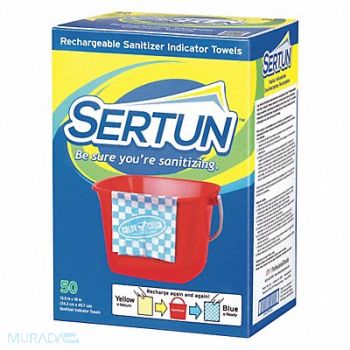 SERTUN Rechargeable Indicator Towels, 33NU36