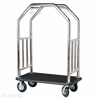 HOSPITALITY 1 SOURCE Bellman Cart Steel 48inL x 27inW, 33NW71