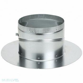 EMPIRE 18 W 7 H Galv Steel Adjustable Roof Base, 33PM39