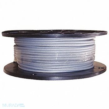 DAYTON Cable 3/64 in 25 ft 7 x 7 Nylon, 33RG27