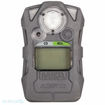 MSA Multi-Gas Detector CO/NO2 Charcoal Gray, 33RJ33