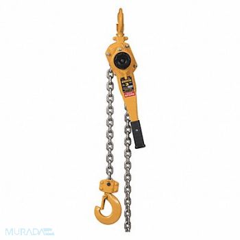 HARRINGTON Lvr Chain Hoist 6000lb 15ft Slip Clutch, 33RW69