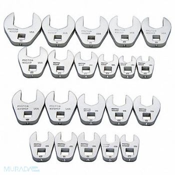 PROTO Crowfoot Skt St Steel DvSz 3/8 SAE/Mtrc, 33TA24