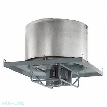 AMERICRAFT FAN Steel 18 Dia 33 L 35 H Roof Fan w.Motor, 33TE02