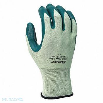SHOWA D1517 Coated Gloves Green 6 PR, 33TW70