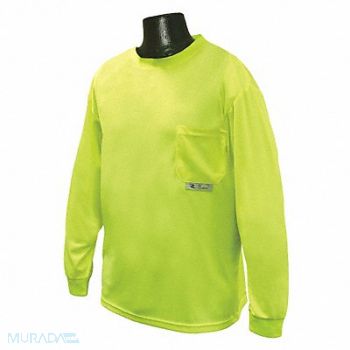 RADIANS Long Sleeve T-Shirt 5XL 32 in Green, 33TX88