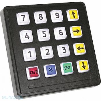 STORM INTERFACE Illuminated Keypad 16 Key IP65, 33UA21