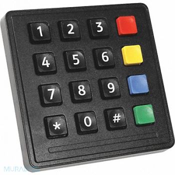 STORM INTERFACE Industrial Black Keypad 16 Key IP65, 33UA27