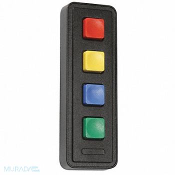 STORM INTERFACE Industrial Black Keypad 4 Key IP65, 33UA37