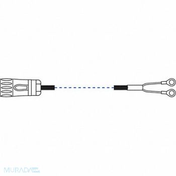 LIND EQUIPMENT Lug Cable Assy with 2 ft Straight Cable, 33UC52